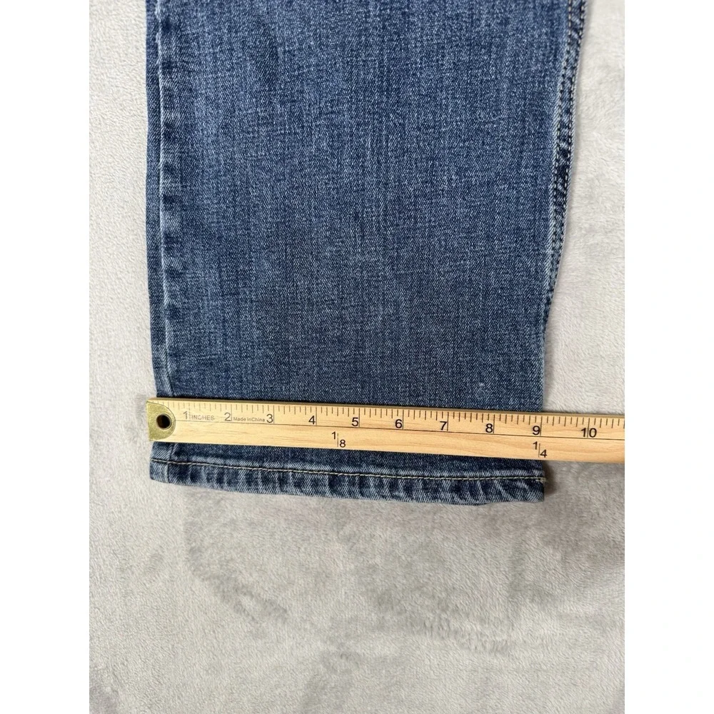 Wrangler Jeans Womens 11x34 Blue Denim‎ Retro Mae Bootcut Western Flare